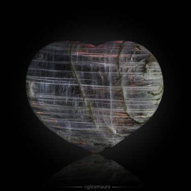 Labradorite Heart, natural mineral specimen