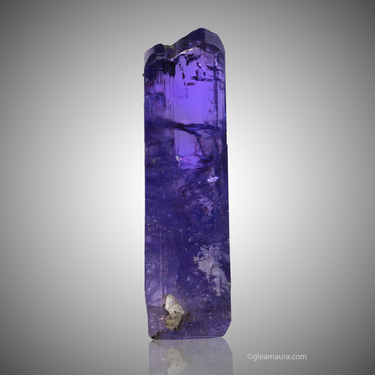 Zoisite var. Tanzanite, natural mineral specimen from Merelani Hills, Tanzania (view 2)