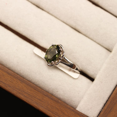 Moldavite Ring