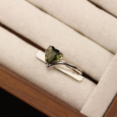 Moldavite Ring