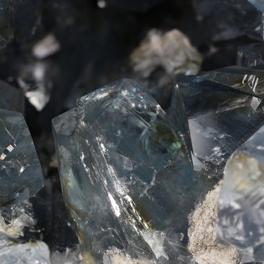 Celestite, natural mineral specimen (view 3)