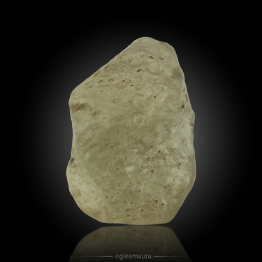 Libyan Desert Glass, natural mineral specimen from Libyan Desert Glass area, Egypt (view 2)