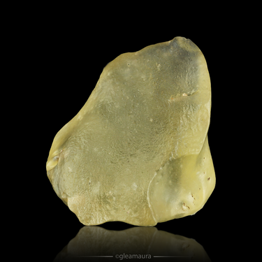 Libyan Desert Glass, natural mineral specimen from Libyan Desert Glass area, Egypt (view 2)