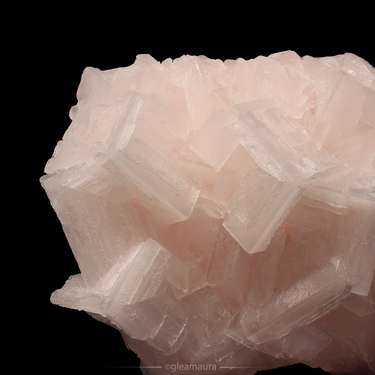 Pink Halite Cluster, natural mineral specimen from Searles Lake, USA (view 2)