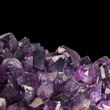 Uruguayan Amethyst Cluster, natural mineral specimen from Uruguay (view 2)