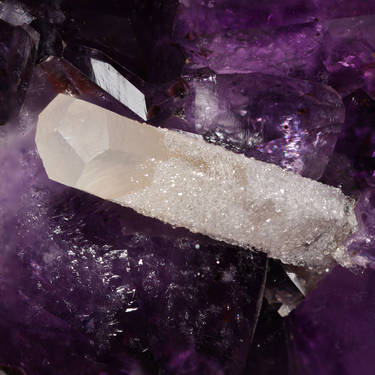 Amethyst with Calcite 6.45KG, natural mineral specimen from Sul, Brazil (view 2)