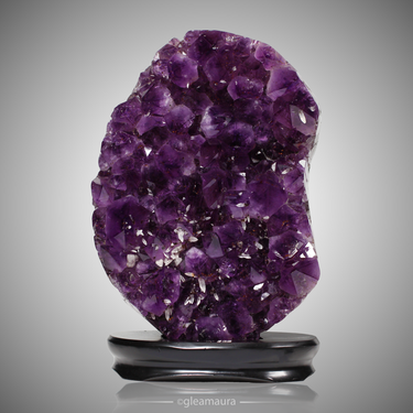 Amethyst with Calcite,Cacoxenite 11.84KG, natural mineral specimen from Sul, Brazil (view 2)