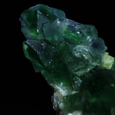 Muscovite On Fluorite, natural mineral specimen from Kudubis Farm 19, Namibia (view 2)