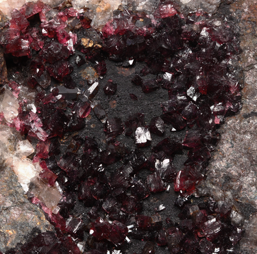 Roselite, natural mineral specimen from Bou Azzer mining district, Morocco (view 3)