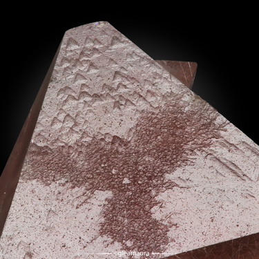 Fluorite with Byssolite Inclusions, natural mineral specimen from Huanggang Mines, Inner Mongolia A.R. China (view 2)