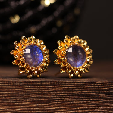 Butterfly Wing Earring, gemstone jewellery (view 2)