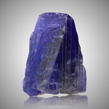 Zoisite var. Tanzanite, natural mineral specimen from Merelani Hills, Tanzania (view 2)