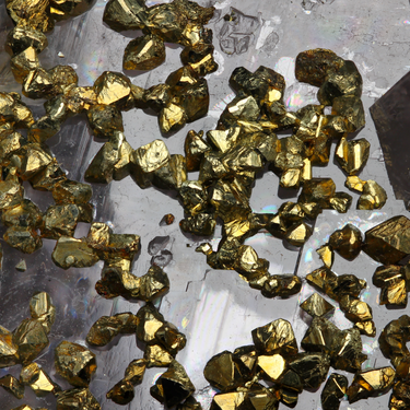 Dolomite with Pyrite, natural mineral specimen from Yuncheng, China (view 2)