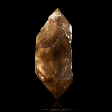 Gwindel Quartz, natural mineral specimen from Chamonix, France (view 2)