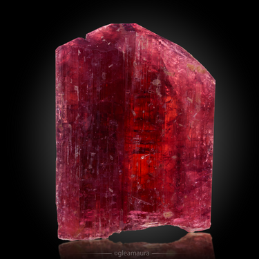 Tourmaline "Benz logo", natural mineral specimen from Malkhan Mines, Russia (view 2)