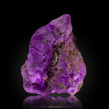 Fibrous Sugilite, natural mineral specimen from N'Chwaning II Mine, South Africa (view 2)