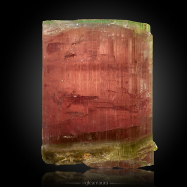 Tourmaline, natural mineral specimen from Himalaya Mine, USA (view 2)