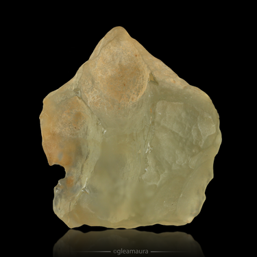 Libyan Desert Glass, natural mineral specimen from Libyan Desert Glass area, Egypt (view 2)