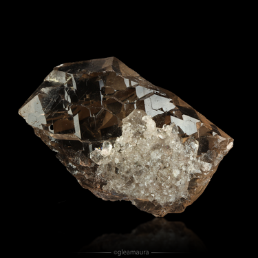 Gwindel Quartz, natural mineral specimen from Furka, Switzerland (view 2)