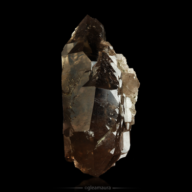 Gwindel Quartz, natural mineral specimen from Furka, Switzerland (view 3)