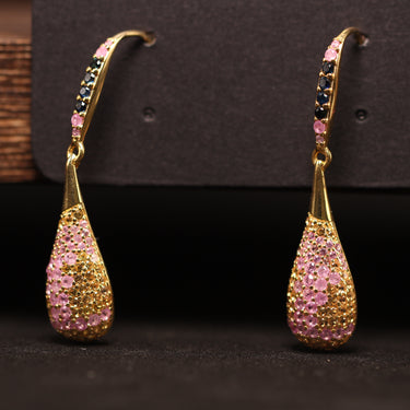 Rainbow Sapphire Earring, gemstone jewellery (view 3)