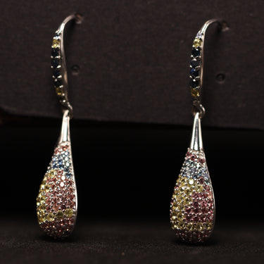Rainbow Sapphire Earring