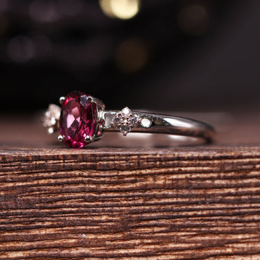Rhodolite Garnet Ring