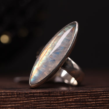 Moonstone Marquise Ring