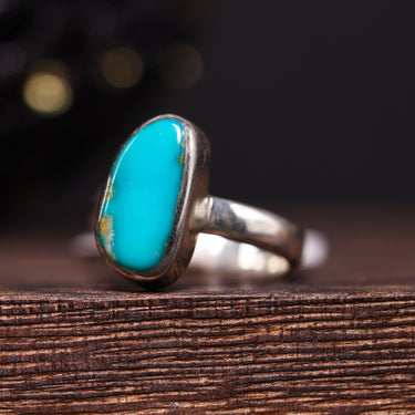 Turquoise Ring, gemstone jewellery (view 2)
