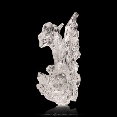 Etched Pollucite, natural mineral specimen from Afghanistan (view 2)