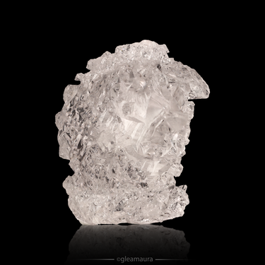 Etched Pollucite, natural mineral specimen from Afghanistan (view 2)