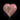 Peruvian Rhodochrosite Heart Carving