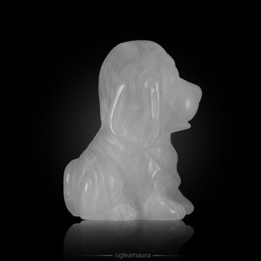Clear Quartz Poodle, natural mineral specimen (view 2)