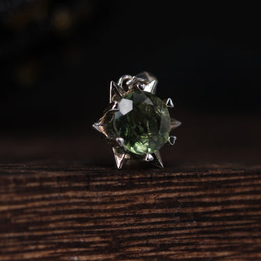 Moldavite Pendant, gemstone jewellery (view 2)