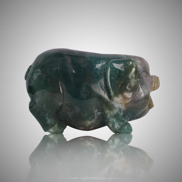 Ocean Jasper Pig 3', natural mineral specimen (view 2)