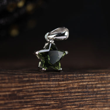 Moldavite Star Pendant