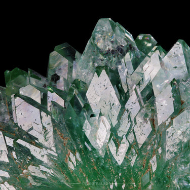 Fluorapophyllite, natural mineral specimen from Jalgaon, and soaking. A soft brush or a puff of air keeps it glassy. One of…