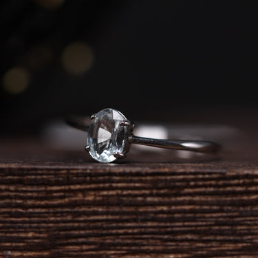 Aquamarine Ring, gemstone jewellery (view 2)
