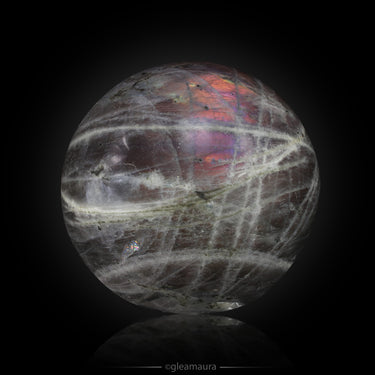 Labradorite Sphere, natural mineral specimen (view 2)