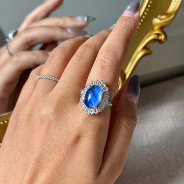 Butterfly Wing Ring, gemstone jewellery (view 2)
