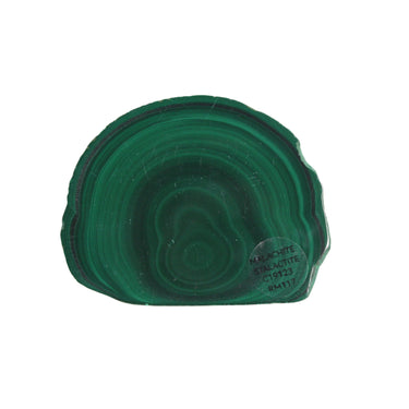 Malachite Stalactite Slab, natural mineral specimen (view 2)
