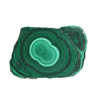 Malachite Stalactite Slab, natural mineral specimen (view 2)