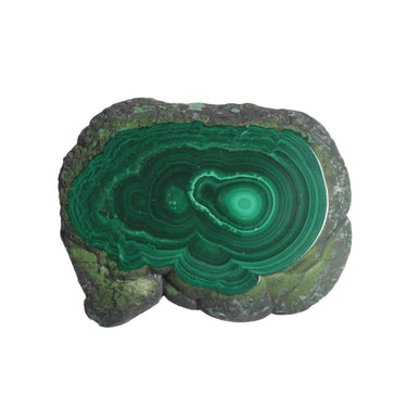 Malachite Stalactite Slab, natural mineral specimen (view 2)
