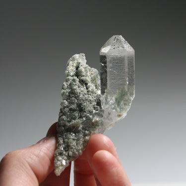 Himalayan Quartz Cluster, natural mineral specimen (view 2)