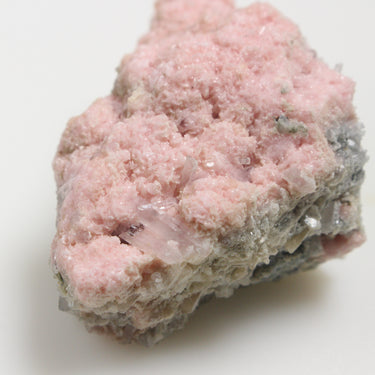 Bulgarian Rhodochrosite Cluster, natural mineral specimen (view 3)