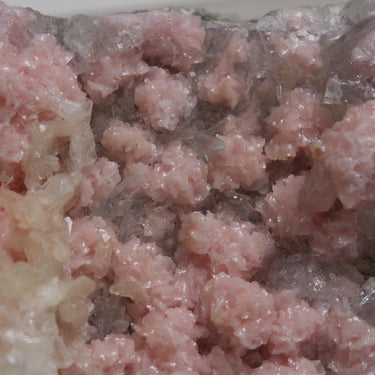 Bulgarian Rhodochrosite Cluster, natural mineral specimen (view 3)