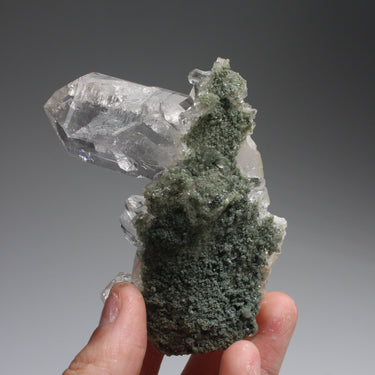 Himalayan Quartz Cluster, natural mineral specimen (view 3)