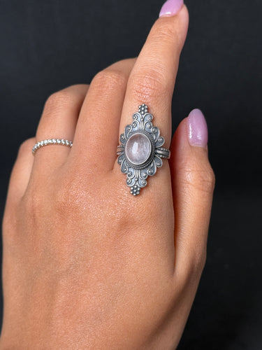 Kunzite Ring, gemstone jewellery (view 2)