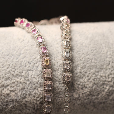 Rainbow Sapphire Bracelet, gemstone jewellery (view 3)