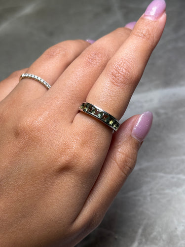 Moldavite Ring, gemstone jewellery (view 2)